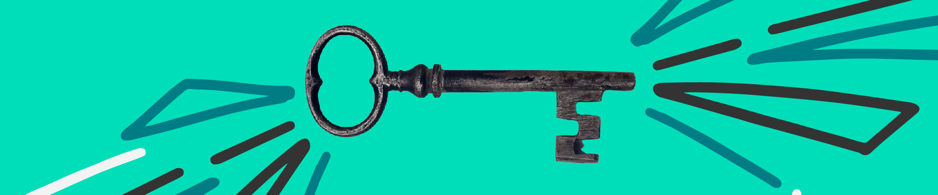 an old fashioned key