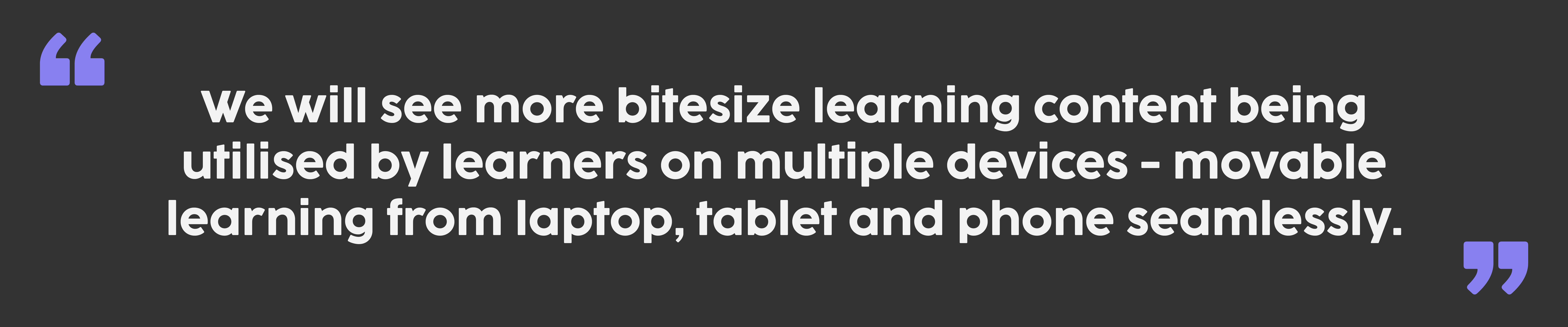 Bitesize learning
